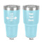 Exercise Quotes and Sayings 30 oz Stainless Steel Ringneck Tumbler - Teal - Double Sided - Front & Back