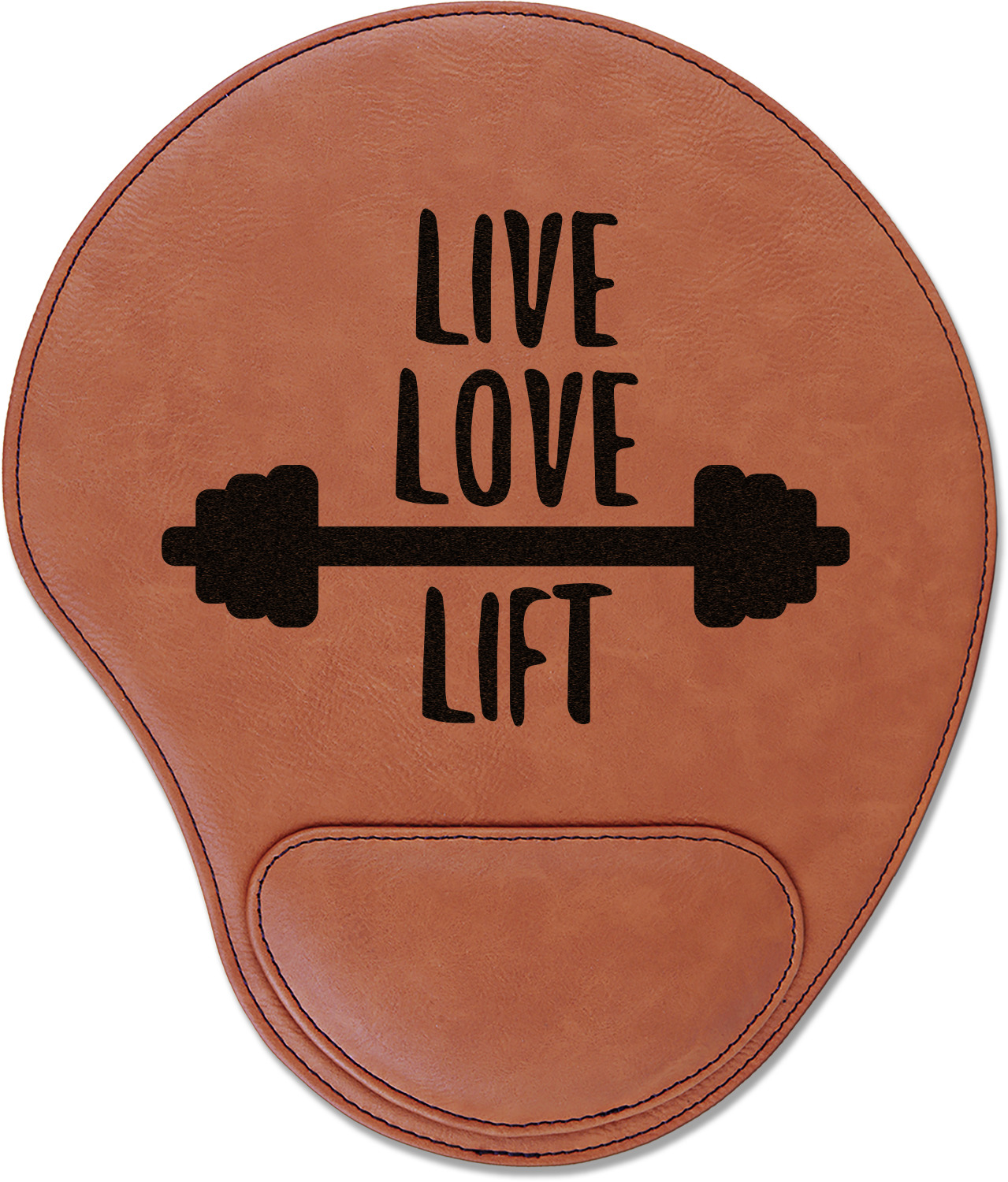 Exercise Quotes and Sayings Leatherette Mouse Pad with Wrist Support Personalized  YouCustomizeIt