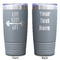 Exercise Quotes and Sayings Gray Polar Camel Tumbler - 20oz - Double Sided - Approval