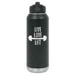 Exercise Quotes and Sayings Water Bottles - Laser Engraved