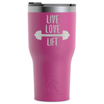 Exercise Quotes and Sayings RTIC Tumbler - Magenta - Laser Engraved - Single-Sided