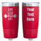 Exercise Quotes and Sayings Red Polar Camel Tumbler - 20oz - Double Sided - Approval