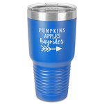 Fall Quotes and Sayings 30 oz Stainless Steel Tumbler - Royal Blue - Single-Sided