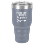 Fall Quotes and Sayings 30 oz Stainless Steel Tumbler - Grey - Single-Sided