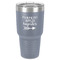 Fall Quotes and Sayings 30 oz Stainless Steel Ringneck Tumbler - Grey - Front