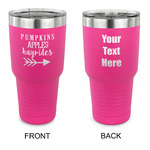 Fall Quotes and Sayings 30 oz Stainless Steel Tumbler - Pink - Double Sided