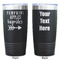 Fall Quotes and Sayings Black Polar Camel Tumbler - 20oz - Double Sided  - Approval