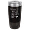 Fall Quotes and Sayings Black Polar Camel Tumbler - 20oz - Front