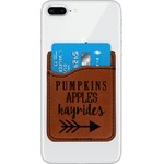 Fall Quotes and Sayings Leatherette Phone Wallet