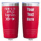 Fall Quotes and Sayings Red Polar Camel Tumbler - 20oz - Double Sided - Approval