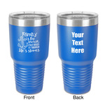 Family Quotes and Sayings 30 oz Stainless Steel Tumbler - Royal Blue - Double-Sided