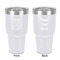 Family Quotes and Sayings 30 oz Stainless Steel Ringneck Tumbler - White - Double Sided - Front & Back