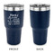 Family Quotes and Sayings 30 oz Stainless Steel Ringneck Tumblers - Navy - Single Sided - APPROVAL