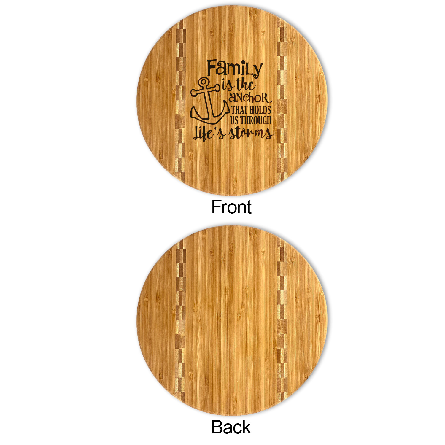 Personalized Bamboo Cutting Board Decor With Your Recipe or Saying