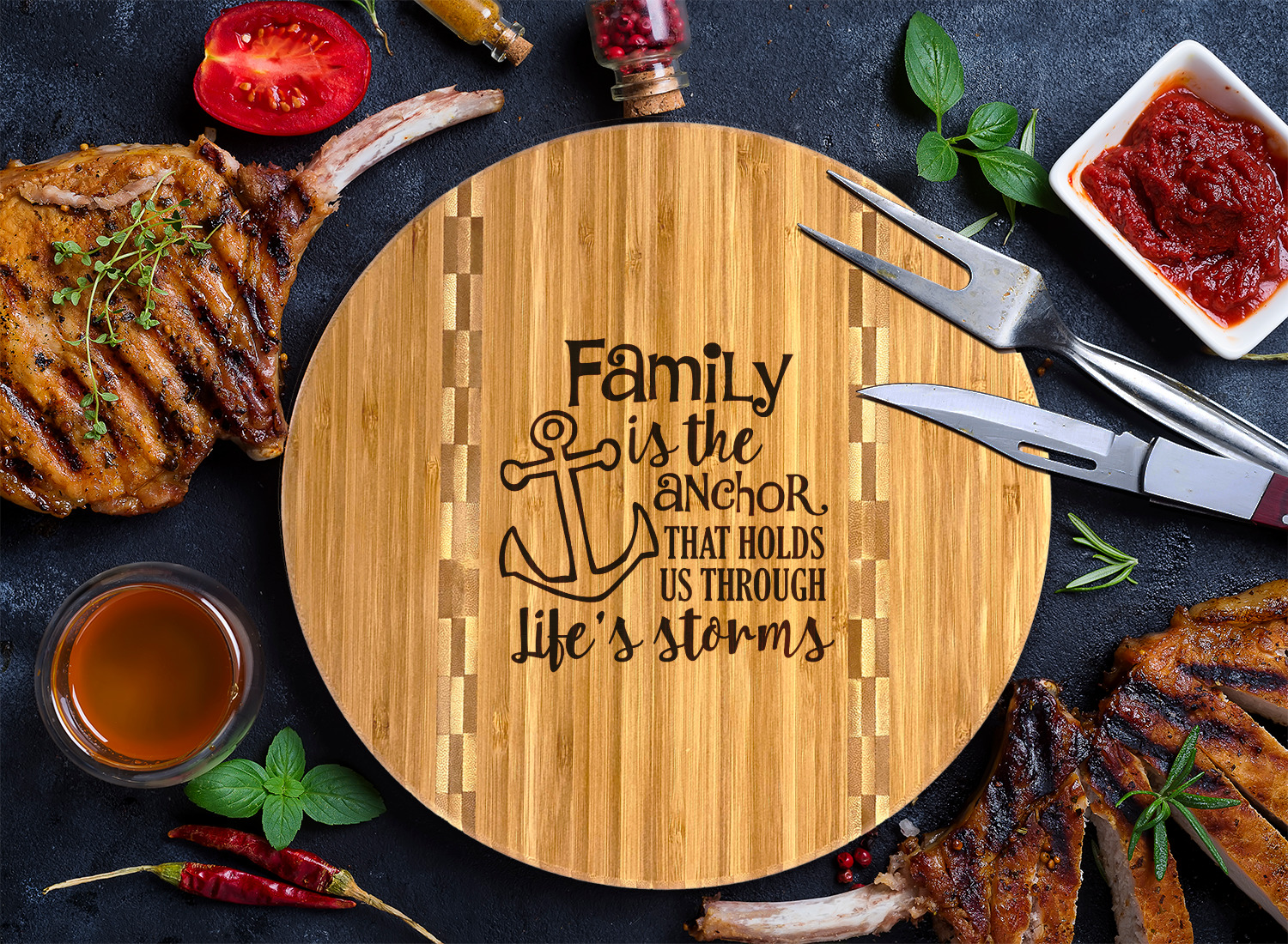 https://www.youcustomizeit.com/common/MAKE/1038129/Family-Quotes-and-Sayings-Bamboo-Cutting-Boards-LIFESTYLE.jpg?lm=1658265586