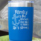 Family Quotes and Sayings Blue Polar Camel Tumbler - 20oz - Close Up