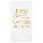 Family Quotes and Sayings Guest Napkins - Foil Stamped