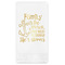 Family Quotes and Sayings Foil Stamped Guest Napkins - Front View