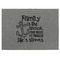 Family Quotes and Sayings Medium Gift Box with Engraved Leather Lid - Approval