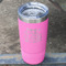 Family Quotes and Sayings Pink Polar Camel Tumbler - 20oz - Angled