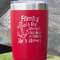 Family Quotes and Sayings Red Polar Camel Tumbler - 20oz - Close Up