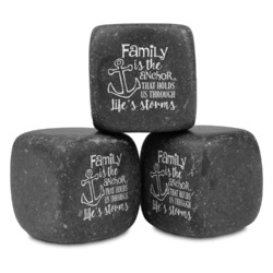 Family Quotes and Sayings Whiskey Stone Set