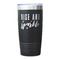 Glitter / Sparkle Quotes and Sayings Black Polar Camel Tumbler - 20oz - Single Sided - Approval