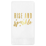 Glitter / Sparkle Quotes and Sayings Guest Napkins - Foil Stamped