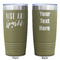 Glitter / Sparkle Quotes and Sayings Olive Polar Camel Tumbler - 20oz - Double Sided - Approval