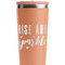 Glitter / Sparkle Quotes and Sayings Peach RTIC Everyday Tumbler - 28 oz. - Close Up