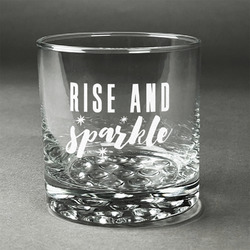 Glitter / Sparkle Quotes and Sayings Whiskey Glass (Single)