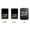 Glitter / Sparkle Quotes and Sayings Windproof Lighters - Black, Double Sided, w Lid - APPROVAL