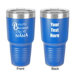 Grandparent Quotes and Sayings 30 oz Stainless Steel Tumbler - Royal Blue - Double-Sided