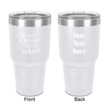 Grandparent Quotes and Sayings 30 oz Stainless Steel Tumbler - White - Double-Sided