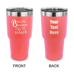 Grandparent Quotes and Sayings 30 oz Stainless Steel Tumbler - Coral - Double Sided