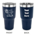 Grandparent Quotes and Sayings 30 oz Stainless Steel Tumbler - Navy - Double Sided