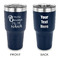 Grandparent Quotes and Sayings 30 oz Stainless Steel Ringneck Tumblers - Navy - Double Sided - APPROVAL