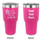 Grandparent Quotes and Sayings 30 oz Stainless Steel Tumbler - Pink - Double Sided