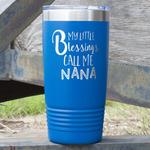 Grandparent Quotes and Sayings 20 oz Stainless Steel Tumbler - Royal Blue - Double Sided