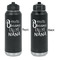 Grandparent Quotes and Sayings Laser Engraved Water Bottles - Front & Back Engraving - Front & Back View