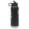 Grandparent Quotes and Sayings Laser Engraved Water Bottles - Front & Back Engraving - Side View