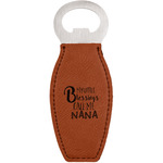 Grandparent Quotes and Sayings Leatherette Bottle Opener