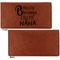 Grandparent Quotes and Sayings Leather Checkbook Holder Front and Back Single Sided - Apvl