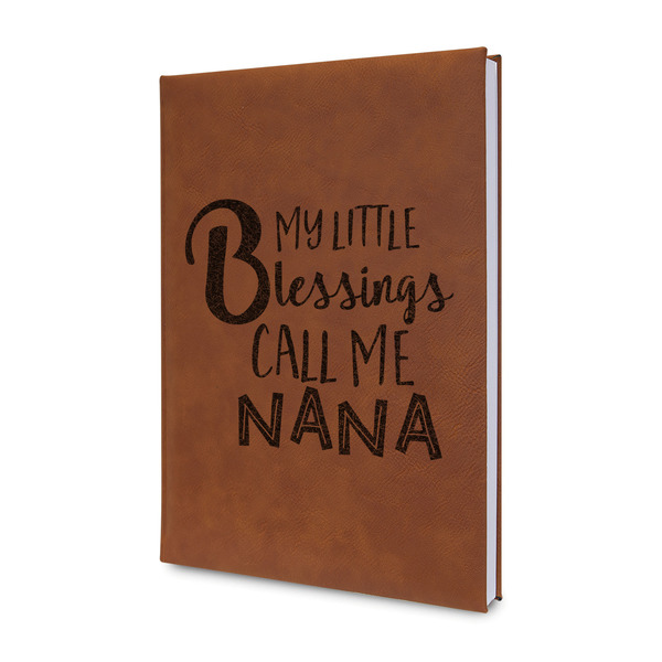 Custom Grandparent Quotes and Sayings Leather Sketchbook - Small - Single Sided