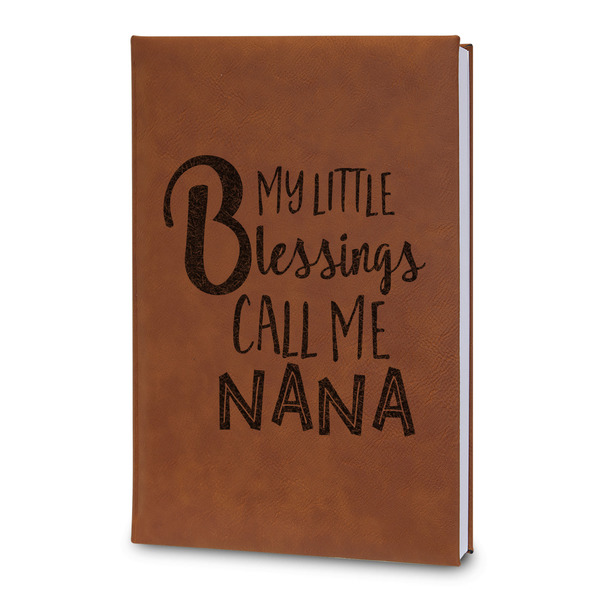 Custom Grandparent Quotes and Sayings Leatherette Journal - Large - Double Sided