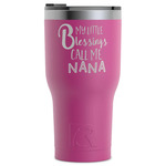 Grandparent Quotes and Sayings RTIC Tumbler - Magenta - Laser Engraved - Single-Sided