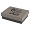 Grandparent Quotes and Sayings Small Engraved Gift Box with Leather Lid - Front/Main