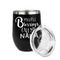 Grandparent Quotes and Sayings Stainless Wine Tumblers - Black - Double Sided - Alt View