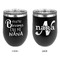 Grandparent Quotes and Sayings Stainless Wine Tumblers - Black - Double Sided - Approval