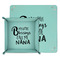 Grandparent Quotes and Sayings Teal Faux Leather Valet Trays - PARENT MAIN